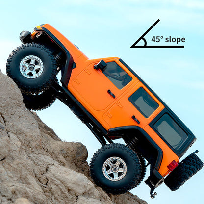 TOUCAN RC HOBBY JJRC 1:18 4*4 RC Simulation Rock Crawler Car C8801 2.4G Wireless Control Off Road Vehicle RTR Crawler Brushed Motor ESC LED Lights