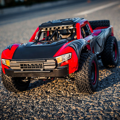 TOUCAN RC HOBBY JJRC 1/14 RC High Speed 48KM/H Off Road Vehicle Electric 4WD Remote Control Car Q130A Carbon Brush Motor 17G Servo LED Lights RTR