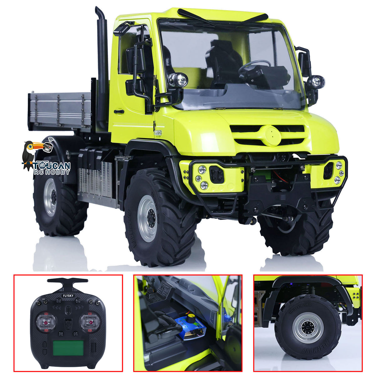 TOUCAN RC HOBBY MODO Customized 1/10 U423 4X4 RC Off-road Vehicles Remote Controlled Rock Crawler Car PNP Version Metal Bucket Painted Assembled