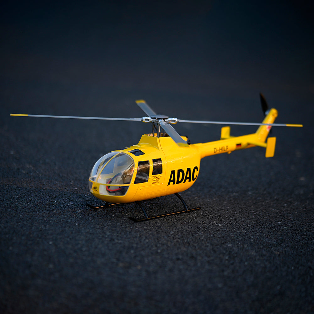 TOUCAN RC HOBBY 470 Klasse FLYWING BO105 RC Hubschrauber Modell GPS 4-Blatt-Rotorkopf Ein-Klick-Rückkehr Bürstenloser Motor RTR I6S Fernsteuerung Akku