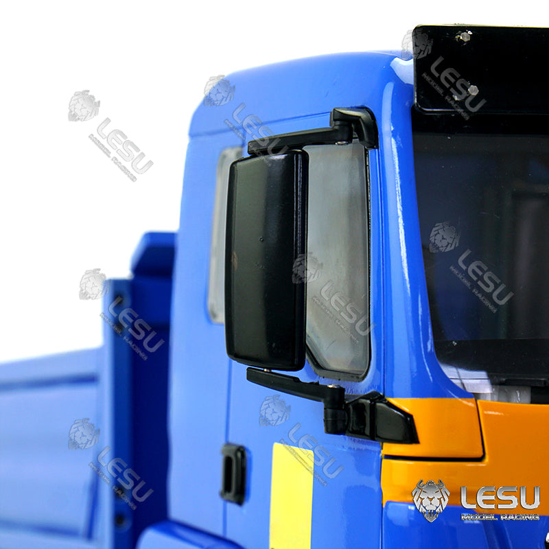 TOUCAN RC HOBBY LESU 1/14 Metal 3 Ways RC Dumper Truck Model 3Speed Transmission Sound Light System Scale Vehicle for Engineering Vehicle Enthusiast