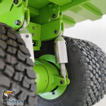 TOUCAN RC HOBBY 793D Metal 1/20 RC Hydraulic Mine Truck Heavy Duty Remote Control Dumper RTR 2Speed Gearbox Flysky I6X Radio Light System