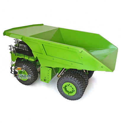 TOUCAN RC HOBBY 793D Metal 1/20 RC Hydraulic Mine Truck Heavy Duty Remote Control Dumper RTR 2Speed Gearbox Flysky I6X Radio Light System