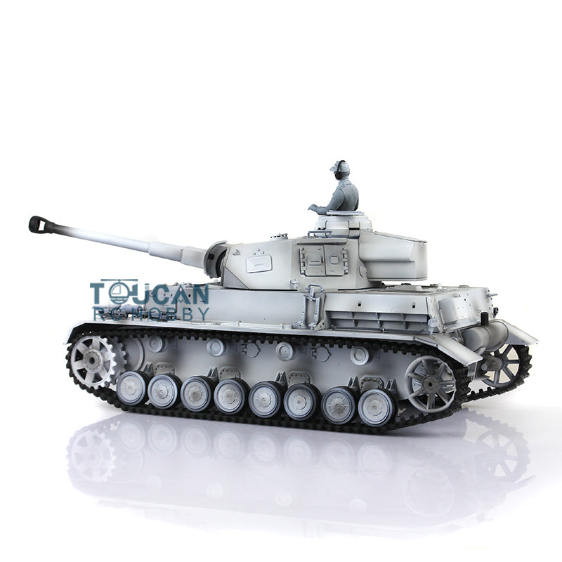 TOUCAN RC HOBBY 2.4G Heng Long 1/16 Scale RC Tank 3859 Plastic German Panzer IV F2 RTR 7.0 Tank w/ Smoking Gearbox BB Shooting Road Wheels Tracks