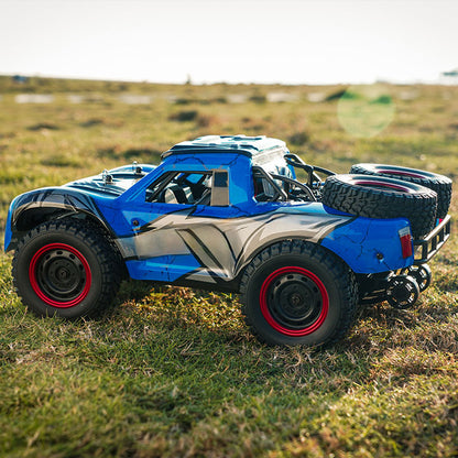 TOUCAN RC HOBBY JJRC 1/14 RC High Speed 48KM/H Off Road Vehicle Electric 4WD Remote Control Car Q130A Carbon Brush Motor 17G Servo LED Lights RTR