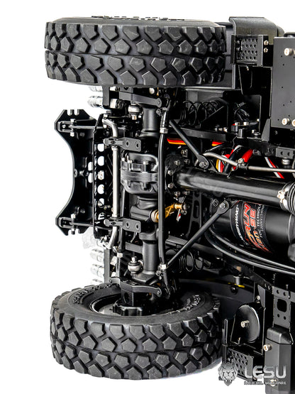 TOUCAN RC HOBBY LESU U4023 Metal 1/14 Hydraulic RC Off Road Car AWD Remote Control All Terrain Vehicle Light Truck Model Wheel Hub Reduction