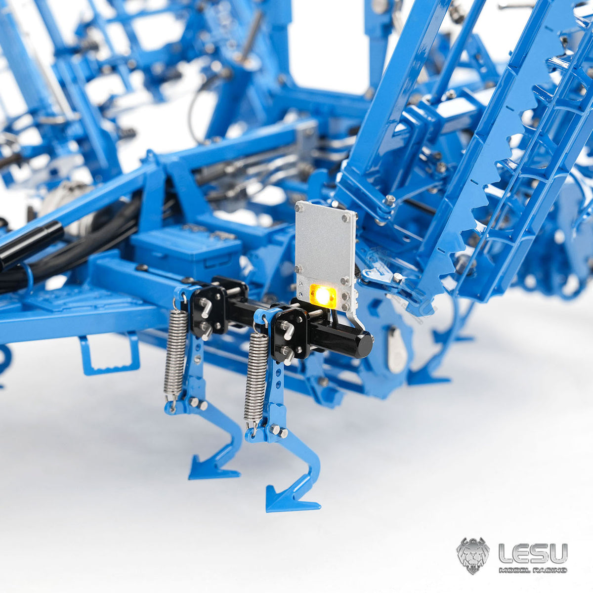 TOUCAN RC HOBBY K500 Metal Seedbed Pre-sowing Soil Preparation Machine KIT Plough for LESU 1/14 RC Hydraulic Tractor Car 1050 Agricultural Truck