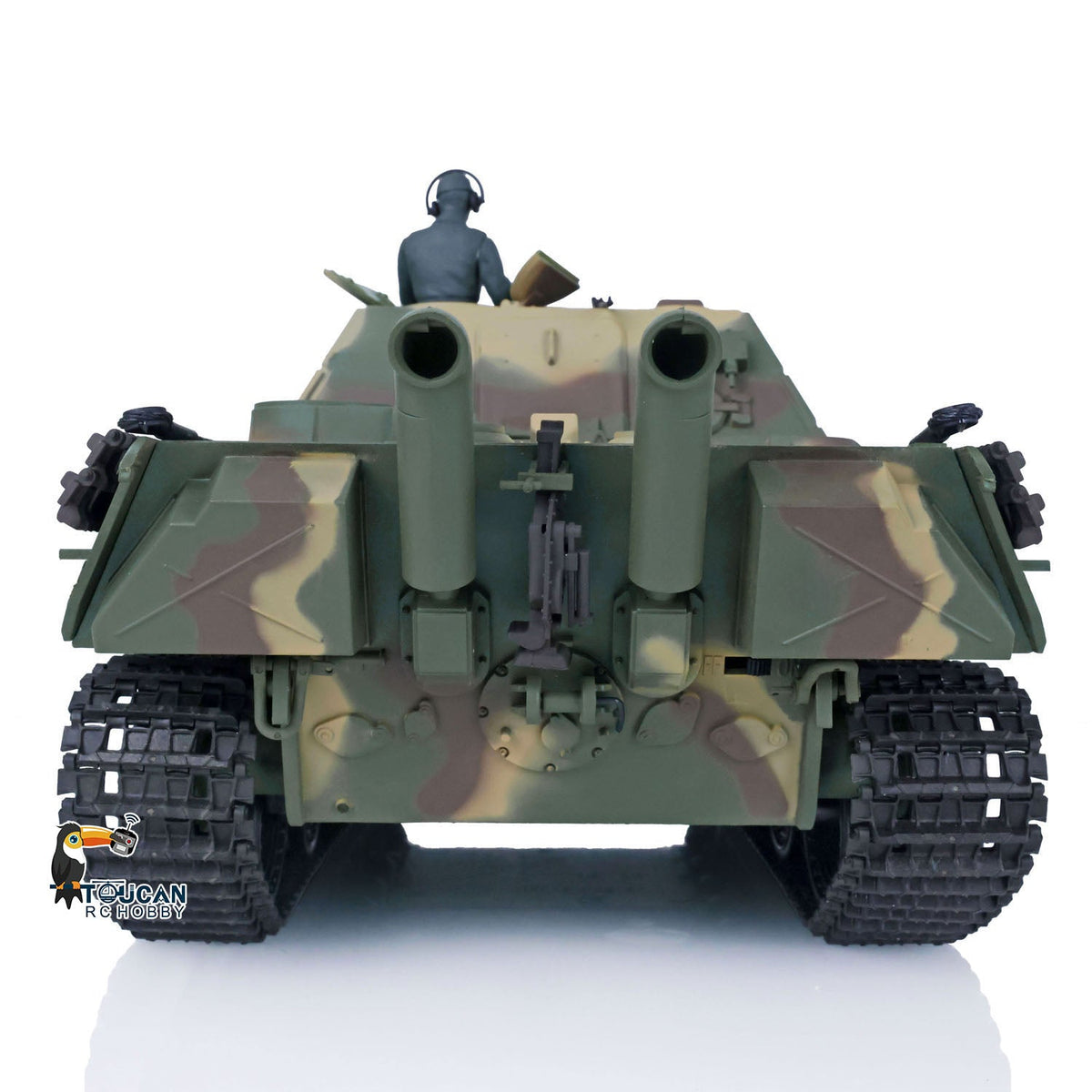 TOUCAN RC HOBBY Heng Long 1/16 TK7.0 Plastic German Jadpanther 3869 RTR RC Tank FPV Infrared Combat BB Unit Smoke Steel Gearbox Metal Barrel