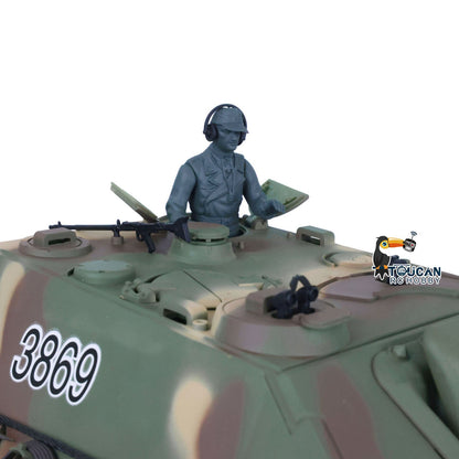 TOUCAN RC HOBBY Heng Long 1/16 TK7.0 Plastic German Jadpanther 3869 RTR RC Tank FPV Infrared Combat BB Unit Smoke Steel Gearbox Metal Barrel
