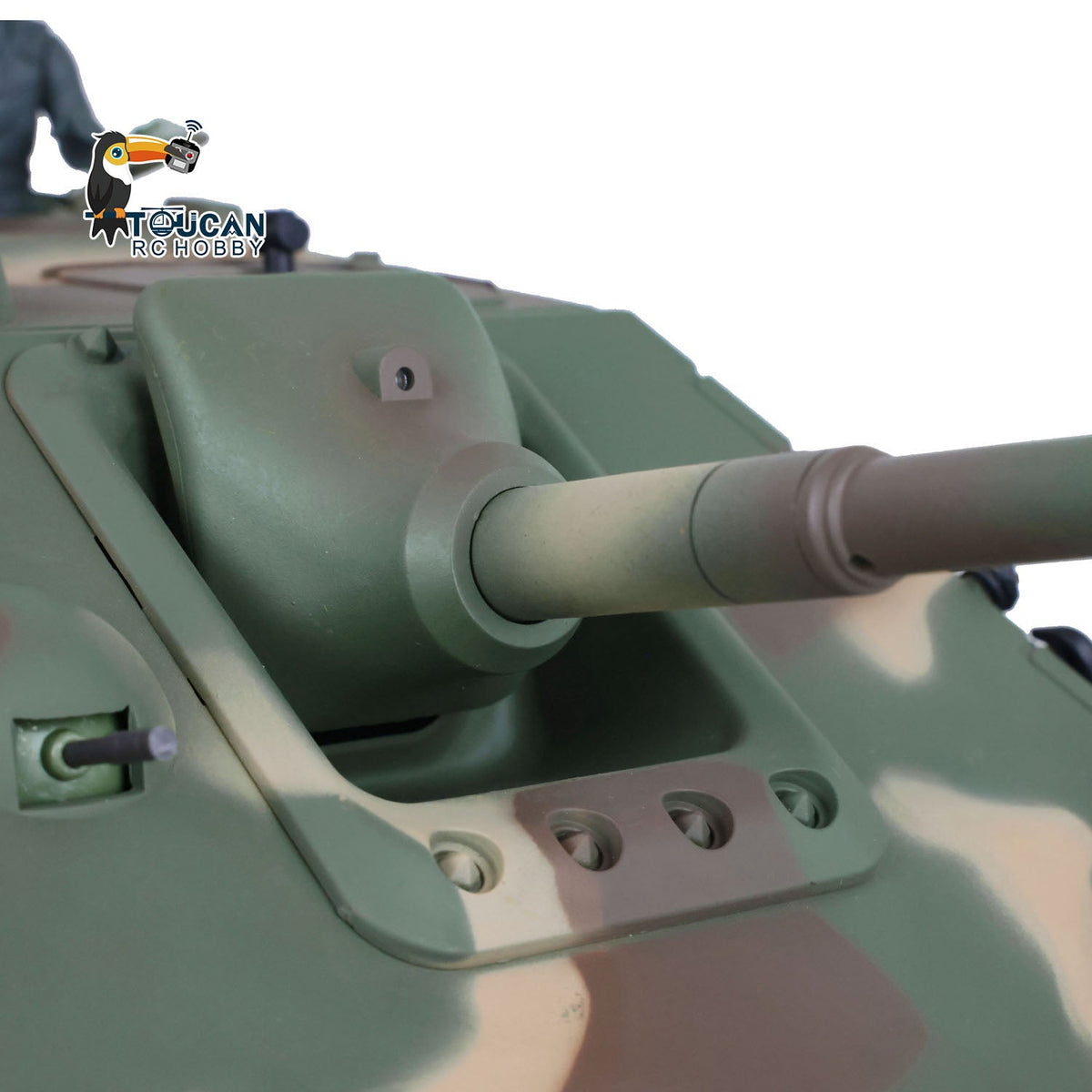 TOUCAN RC HOBBY Heng Long 1/16 TK7.0 Promotion German Jadpanther 3869 RTR RC Tank FPV Infrared Combat Smoke BB Unit Metal Sprockets Idlers Wheels Tracks Steel Gearbox