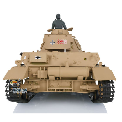 TOUCAN RC HOBBY Heng Long 1/16 Plastic TK7.0 3858/3859 German Panzer IV F2 F RTR RC Tank FPV Infrared Comkbat 360 Degrees Turret Smoke BB Steel Driving Gearbox Metal Barrel