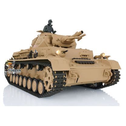 TOUCAN RC HOBBY Heng Long 1/16 Plastic TK7.0 3858/3859 German Panzer IV F2 F RTR RC Tank FPV Infrared Comkbat 360 Degrees Turret Smoke BB Steel Driving Gearbox Metal Barrel