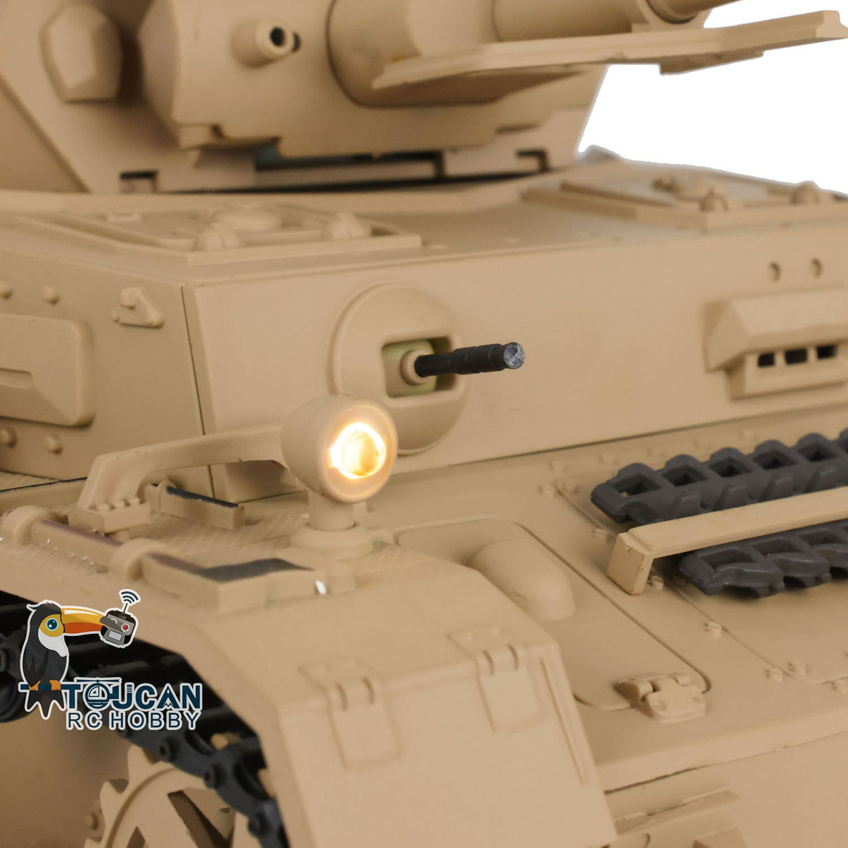 TOUCAN RC HOBBY Heng Long 1/16 Plastic TK7.0 3858/3859 German Panzer IV F2 F RTR RC Tank FPV Infrared Comkbat 360 Degrees Turret Smoke BB Steel Driving Gearbox Metal Barrel