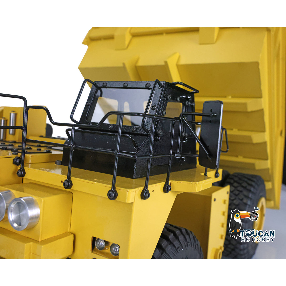 TOUCAN RC HOBBY 793D Metal 1/20 RC Hydraulic Mine Truck Heavy Duty Remote Control Dumper RTR 2Speed Gearbox Flysky I6X Radio Light System