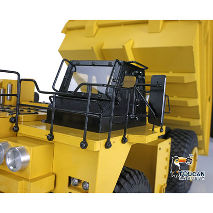 TOUCAN RC HOBBY 793D Metal 1/20 RC Hydraulic Mine Truck Heavy Duty Remote Control Dumper RTR 2Speed Gearbox Flysky I6X Radio Light System