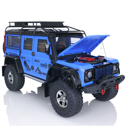 TOUCAN RC HOBBY Heng Guan Remote Control Rock Clawer 1/10 4x4 Off-road Climbing Vehicle P411 RC Truck Car Differential Lock 45A ESC Outdoor Truck