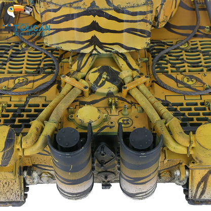 TOUCAN RC HOBBY Heng Long 1/16 TK7.0 Plastic German Tiger I Panther RTR RC Tank 3818/3819 360 Degrees Turret Infrared Combat BB Sounds Lights Smoke Model