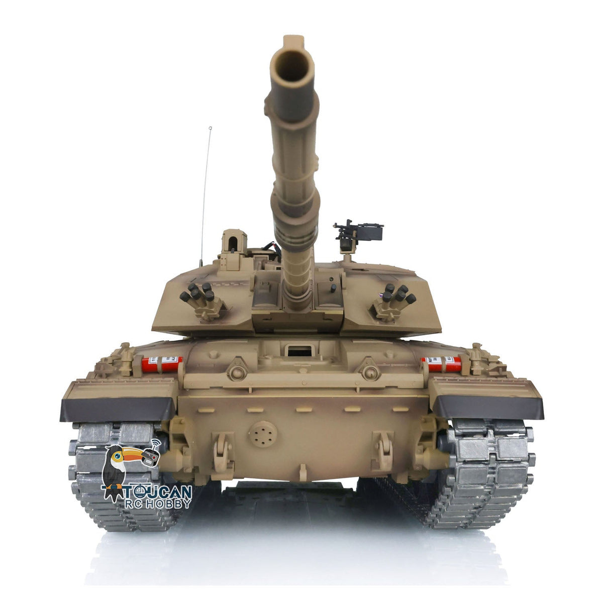 TOUCAN RC HOBBY Heng Long 1/16 TK7.0 Promotin British Challenger II 3908 RTR RC Tank 360 Degrees Turret Infrared Combat BB Smoke Metal Sprockets Idlers Wheels Gearbox Tracks