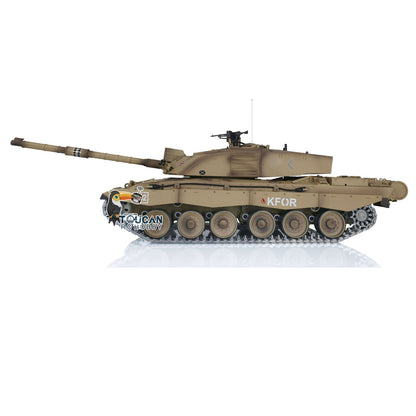 TOUCAN RC HOBBY Heng Long 1/16 TK7.0 Promotin British Challenger II 3908 RTR RC Tank 360 Degrees Turret Infrared Combat BB Smoke Metal Sprockets Idlers Wheels Gearbox Tracks