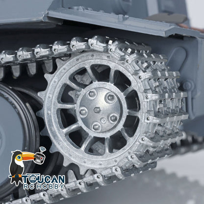 TOUCAN RC HOBBY Heng Long 1/16 TK7.0 Promotion German Tiger I 3818 RTR RC Tank Barrel Recoil BB IR Smoke Metal Tracks Sprockets Idlers Wheels