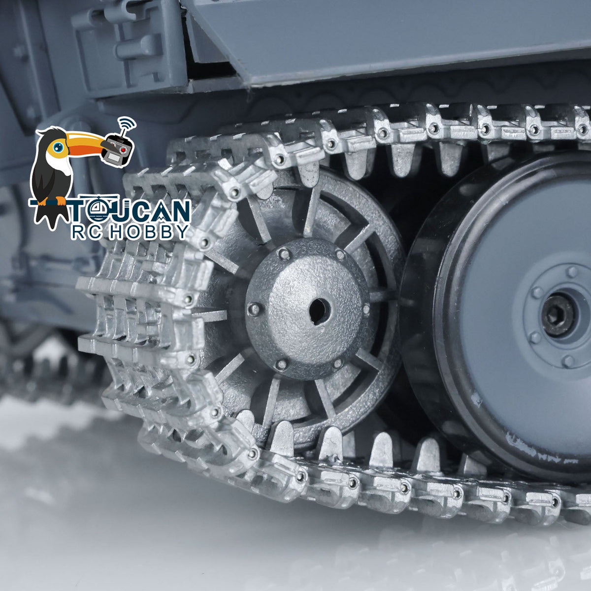 TOUCAN RC HOBBY Heng Long 1/16 TK7.0 Promotion German Tiger I RTR RC Tank 3818 Infrared Combat BB Smoke Sounds Lights Metal Gearbox Tracks Sprockets Idlers Wheels