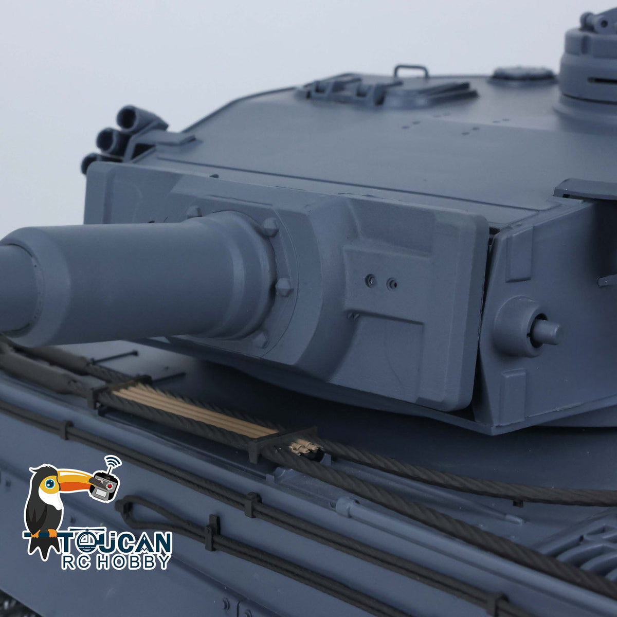 TOUCAN RC HOBBY Heng Long 1/16 TK7.0 3818 Tiger I RTR RC-Panzer FPV 360-Grad-Turm Rohr-Rücklauf Rauch Metallketten Antriebs- und Leiträder Laufrollen handlackiert