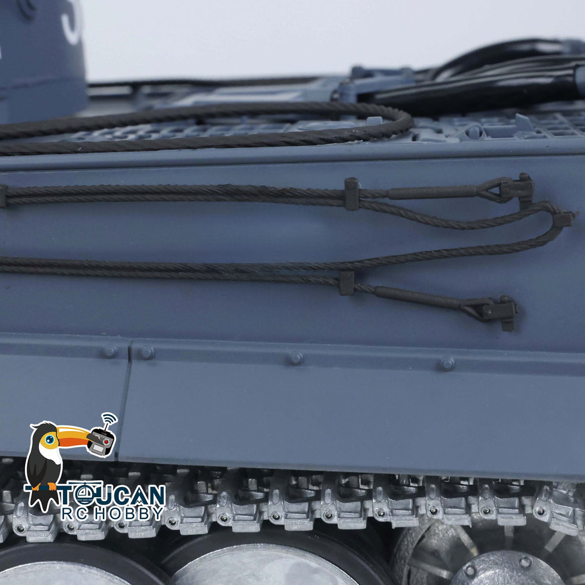 TOUCAN RC HOBBY Heng Long 1/16 TK7.0 3818 Tiger I RTR RC-Panzer FPV 360-Grad-Turm Rohr-Rücklauf Rauch Metallketten Antriebs- und Leiträder Laufrollen handlackiert