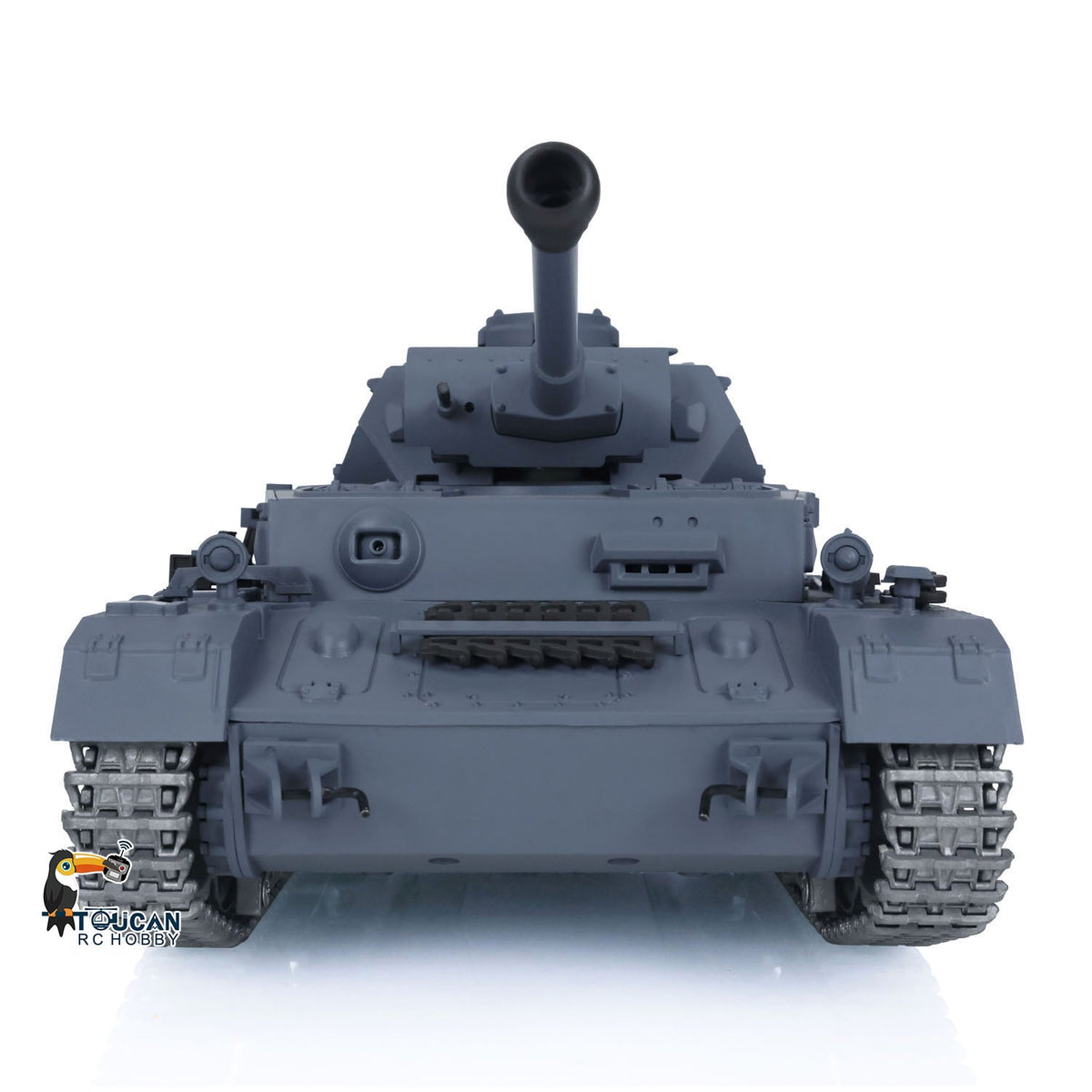TOUCAN RC HOBBY Heng Long 1/16 TK7.0 Promotion German Panzer IV F2 3859 RTR RC Tank 360 Degrees Turret Smoke Infrared Combat BB Metal Barrel Tracks Sprockets Idlers Wheels