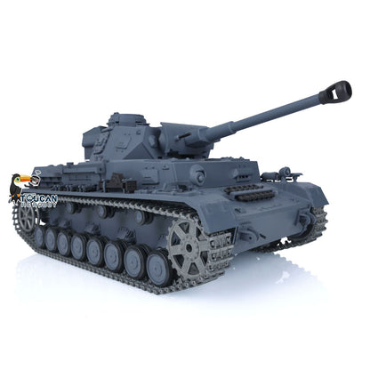 TOUCAN RC HOBBY Heng Long 1/16 TK7.0 Promotion German Panzer IV F2 3859 RTR RC Tank 360 Degrees Turret Smoke Infrared Combat BB Metal Barrel Tracks Sprockets Idlers Wheels