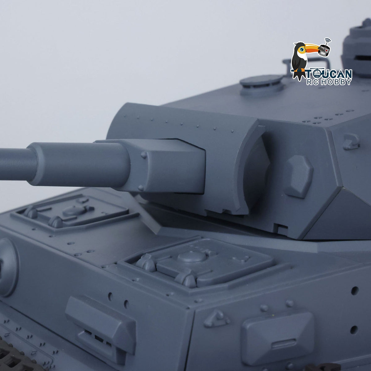 TOUCAN RC HOBBY Heng Long 1/16 TK7.0 Promotion German Panzer IV F2 3859 RTR RC Tank 360 Degrees Turret Smoke Infrared Combat BB Metal Barrel Tracks Sprockets Idlers Wheels