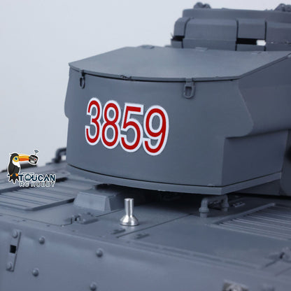 TOUCAN RC HOBBY Heng Long 1/16 TK7.0 Promotion German Panzer IV F2 3859 RTR RC Tank 360 Degrees Turret Smoke Infrared Combat BB Metal Barrel Tracks Sprockets Idlers Wheels