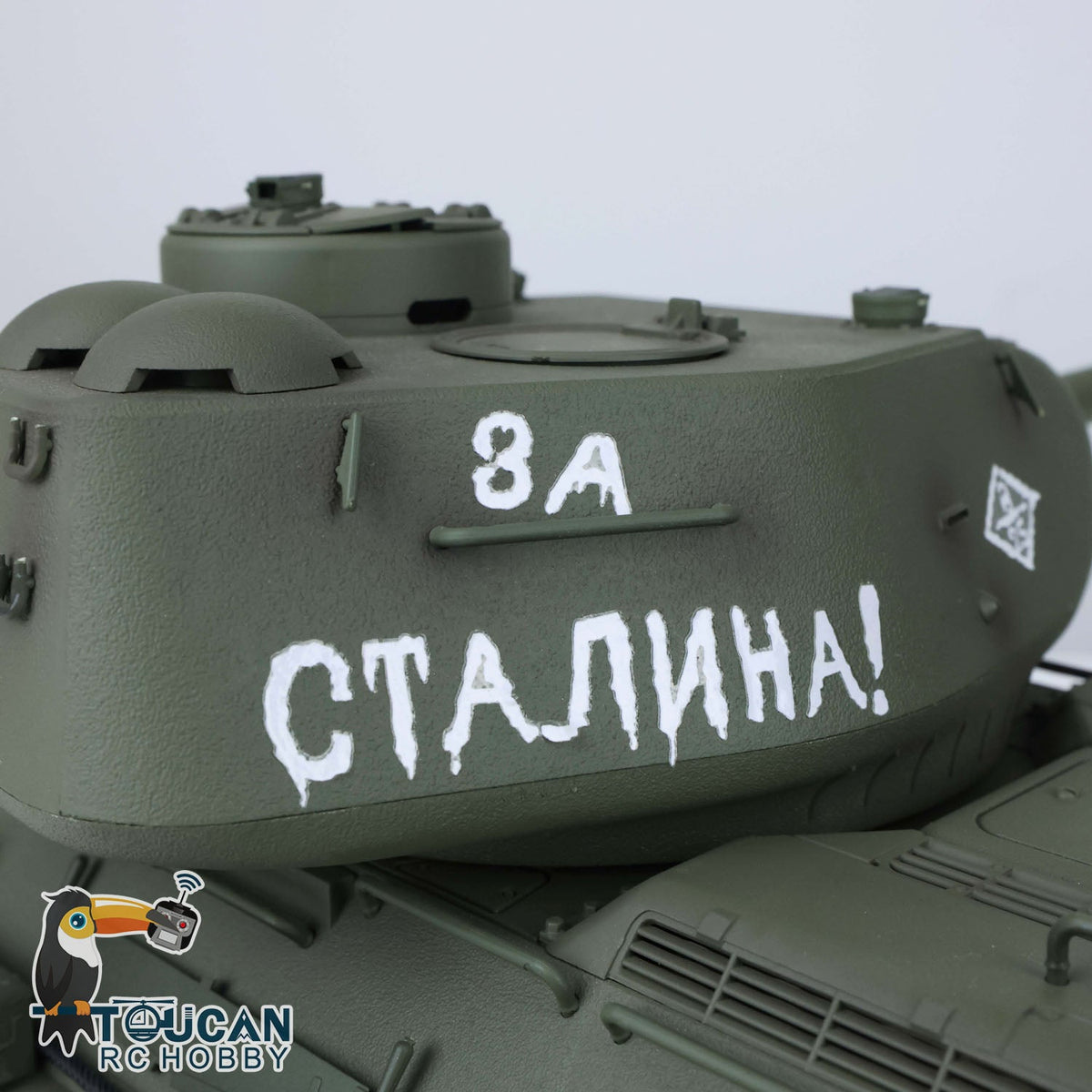TOUCAN RC HOBBY Heng Long 1/16 TK7.0 Promotion Soviet T34-85 RTR RC Tank 3909 with 360 Degrees Turret BB Infrared Combat Smoke Metal Sprockets Idlers Wheels