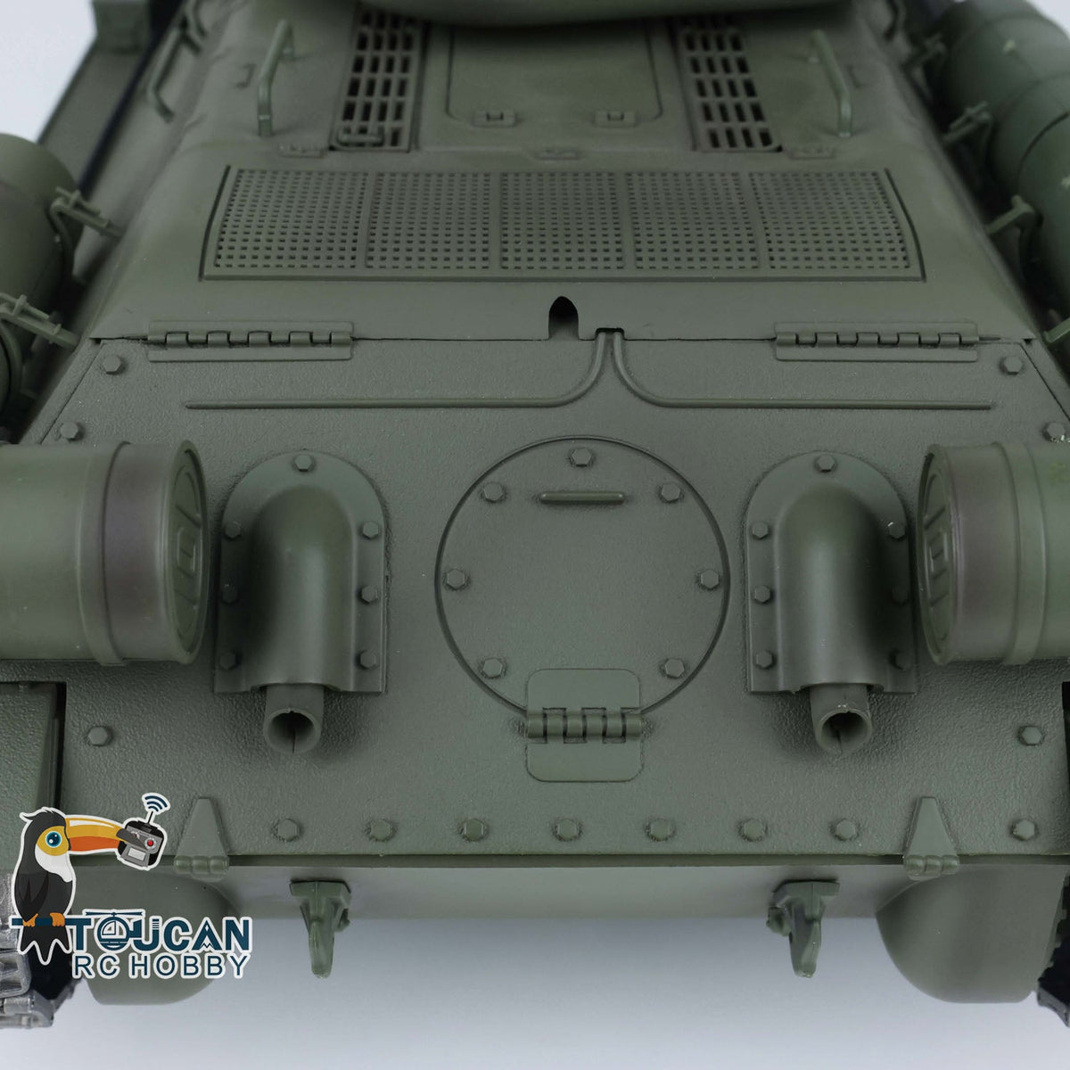 TOUCAN RC HOBBY Heng Long 1/16 TK7.0 Promotion Soviet T34-85 RTR RC Tank 3909 with 360 Degrees Turret BB Infrared Combat Smoke Metal Sprockets Idlers Wheels