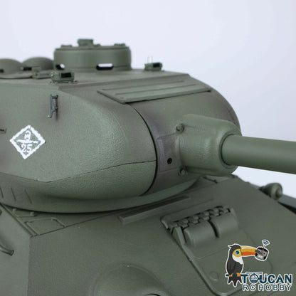 TOUCAN RC HOBBY Heng Long 1/16 TK7.0 Promotion Soviet T34-85 RTR RC Tank 3909 with 360 Degrees Turret BB Infrared Combat Smoke Metal Sprockets Idlers Wheels