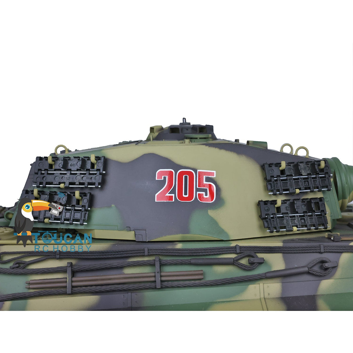 TOUCAN RC HOBBY Heng Long 1/16 TK7.0 German King Tiger 3888A German Leopard2A6 3889 RTR RC Tank Barrel Recoil BB IR Smoke Metal Idlers Sprockets Wheels Tracks