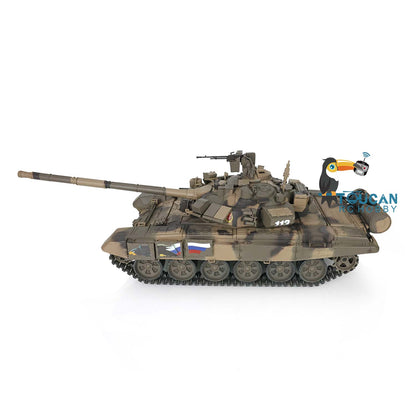 TOUCAN RC HOBBY Heng Long TK7.0 1/16 Plastic Russion T90 RTR RC Tank 3938 FPV 360 Degrees Turret BB IR Smoke Sounds Lights Metal Steel Driving Gearbox