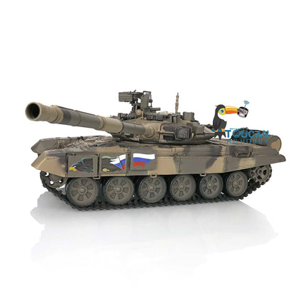 TOUCAN RC HOBBY Heng Long TK7.0 1/16 Plastic Russion T90 RTR RC Tank 3938 FPV 360 Degrees Turret BB IR Smoke Sounds Lights Metal Steel Driving Gearbox