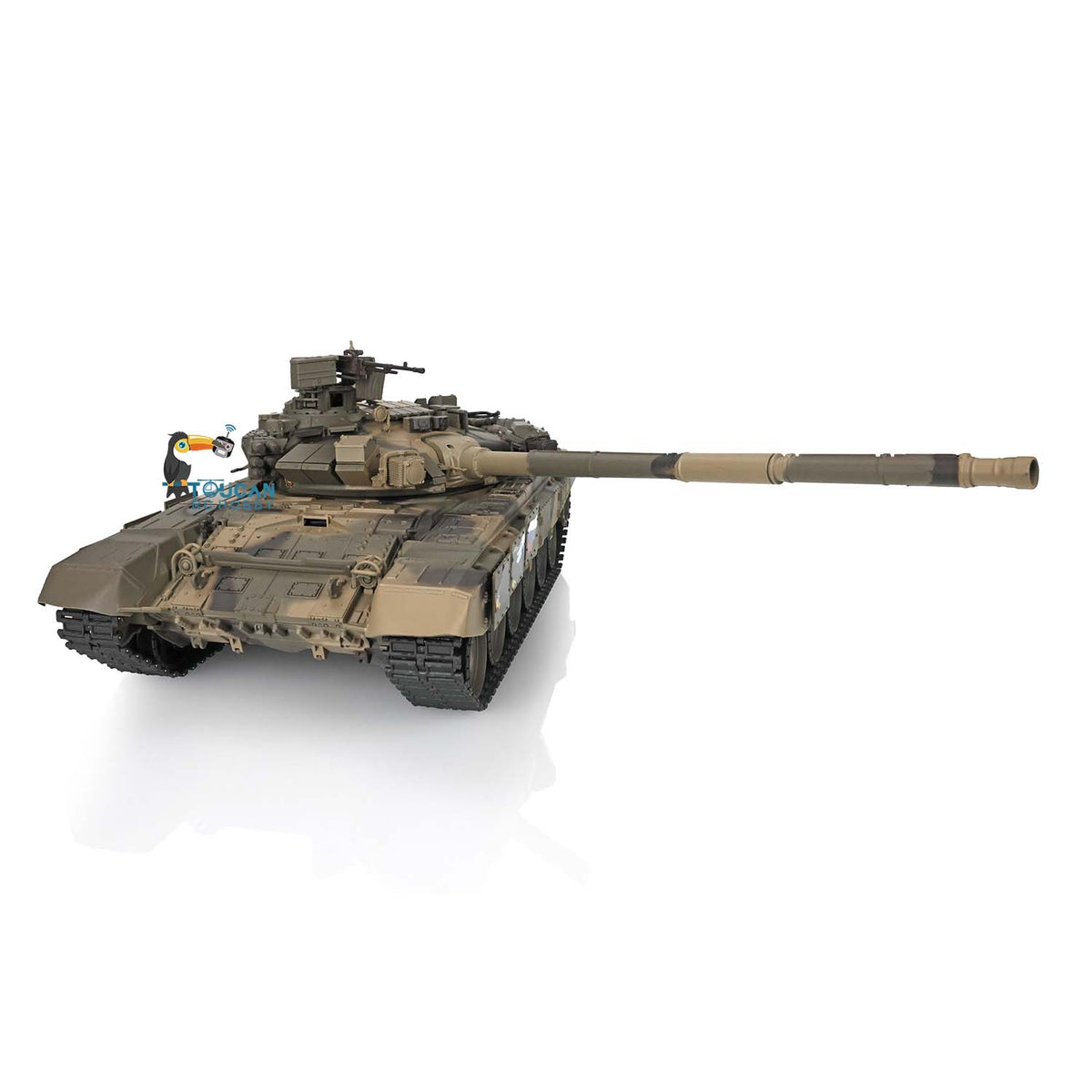 TOUCAN RC HOBBY Heng Long TK7.0 1/16 Plastic Russion T90 RTR RC Tank 3938 FPV 360 Degrees Turret BB IR Smoke Sounds Lights Metal Steel Driving Gearbox