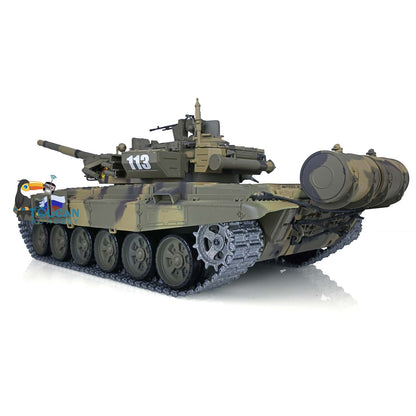 TOUCAN RC HOBBY Heng Long 1/16 TK7.0 Plastic Russian T90 RTR RC Tank 3938 with Steel Gearbox Metal Barrel Recoil 360 Degrees Turret BB Unit Infrared Combat