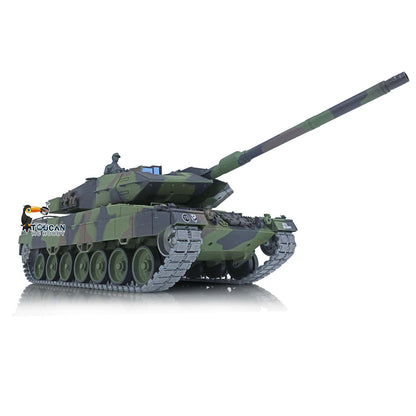 TOUCAN RC HOBBY Heng Long 1/16 TK7.0 German King Tiger 3888A German Leopard2A6 3889 RTR RC Tank Barrel Recoil BB IR Smoke Metal Idlers Sprockets Wheels Tracks