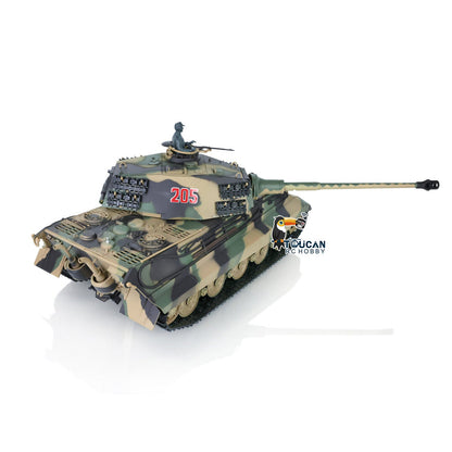 TOUCAN RC HOBBY Heng Long 1/16 TK7.0 Plastic German King Tiger Henschel 3888A RTR RC Tank with Barrel Recoil Infrared Combat BB Smoke Unit Sound Light