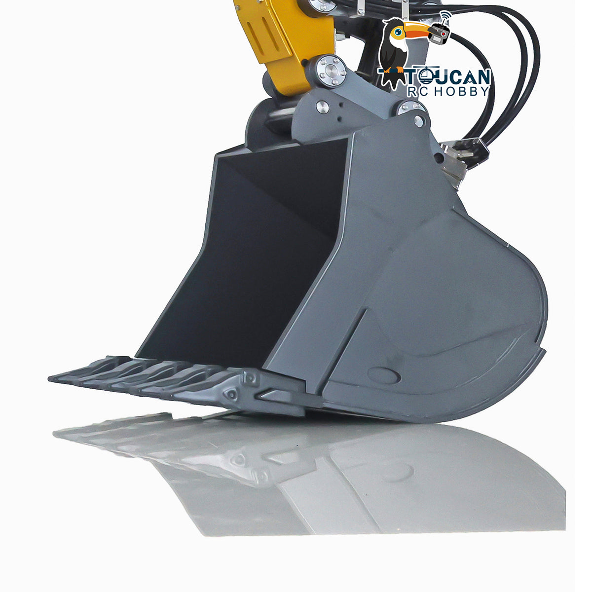TOUCAN RC HOBBY Kabolite Greifer/Schere/Metall-Reißzahn/Löffel für 1/14 K970 Hydraulik-RC-Bagger DIY-Modellteil für anspruchsvolle Modellbauer