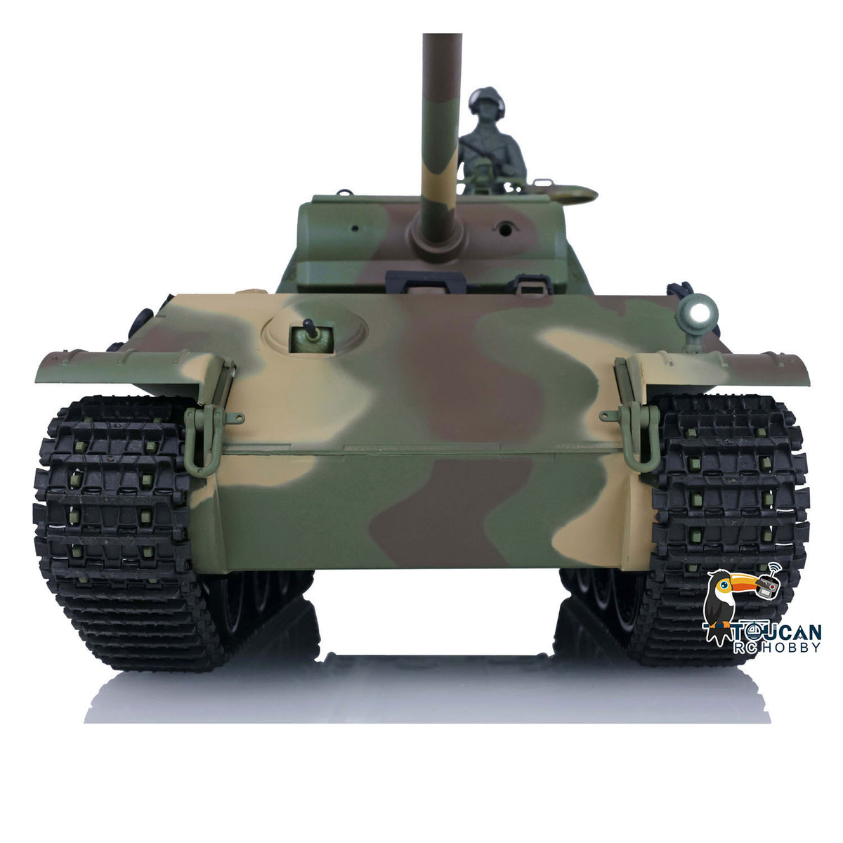 TOUCAN RC HOBBY Heng Long 1/16 Plastic Radio Control Tank 3879 7.0 German Panther G RTR Tank 2.4G w/ Engine Sound Smoking Gearbox on RC Tank