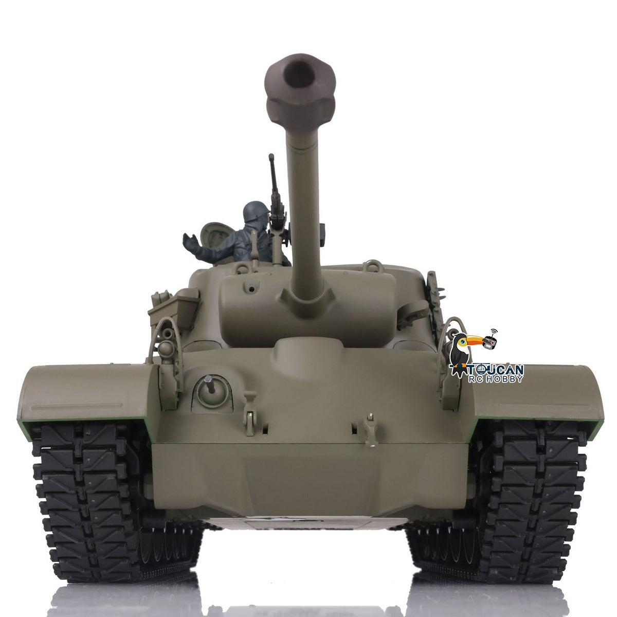 TOUCAN RC HOBBY Heng Long 1/16 Plastic TK7.0 3838 M26 RTR RC Tank Steel Gearbox FPV 360 Degrees Turret Infrared System Smoke BB Unit Sounds Lights