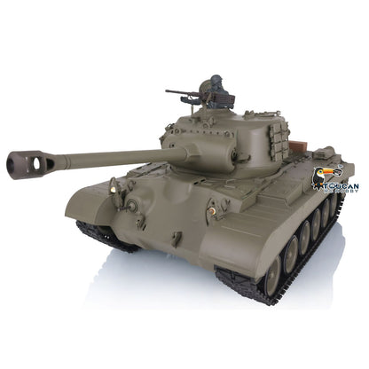 TOUCAN RC HOBBY Heng Long 1/16 TK7.0 Plastic 3838 USA M26 Pershing 3839 Walker Bulldog M41A3 RTR RC Tank Armored Vehicle Model IR BB 360 Degrees Turret Smoke