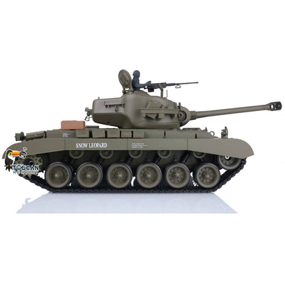 TOUCAN RC HOBBY Heng Long 1/16 TK7.0 Plastic 3838 USA M26 Pershing 3839 Walker Bulldog M41A3 RTR RC Tank Armored Vehicle Model IR BB 360 Degrees Turret Smoke