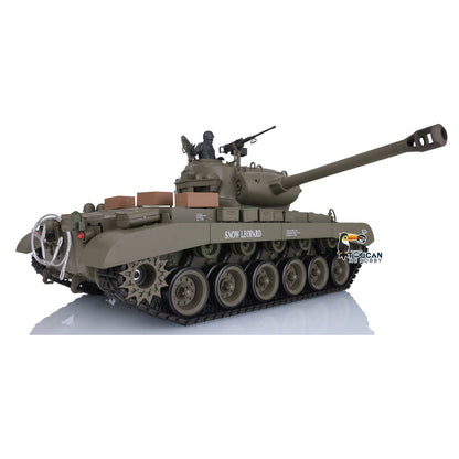TOUCAN RC HOBBY Heng Long 1/16 TK7.0 Plastic 3838 USA M26 Pershing 3839 Walker Bulldog M41A3 RTR RC Tank Armored Vehicle Model IR BB 360 Degrees Turret Smoke