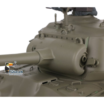 TOUCAN RC HOBBY Heng Long 1/16 Plastic TK7.0 3838 M26 RTR RC Tank Steel Gearbox FPV 360 Degrees Turret Infrared System Smoke BB Unit Sounds Lights