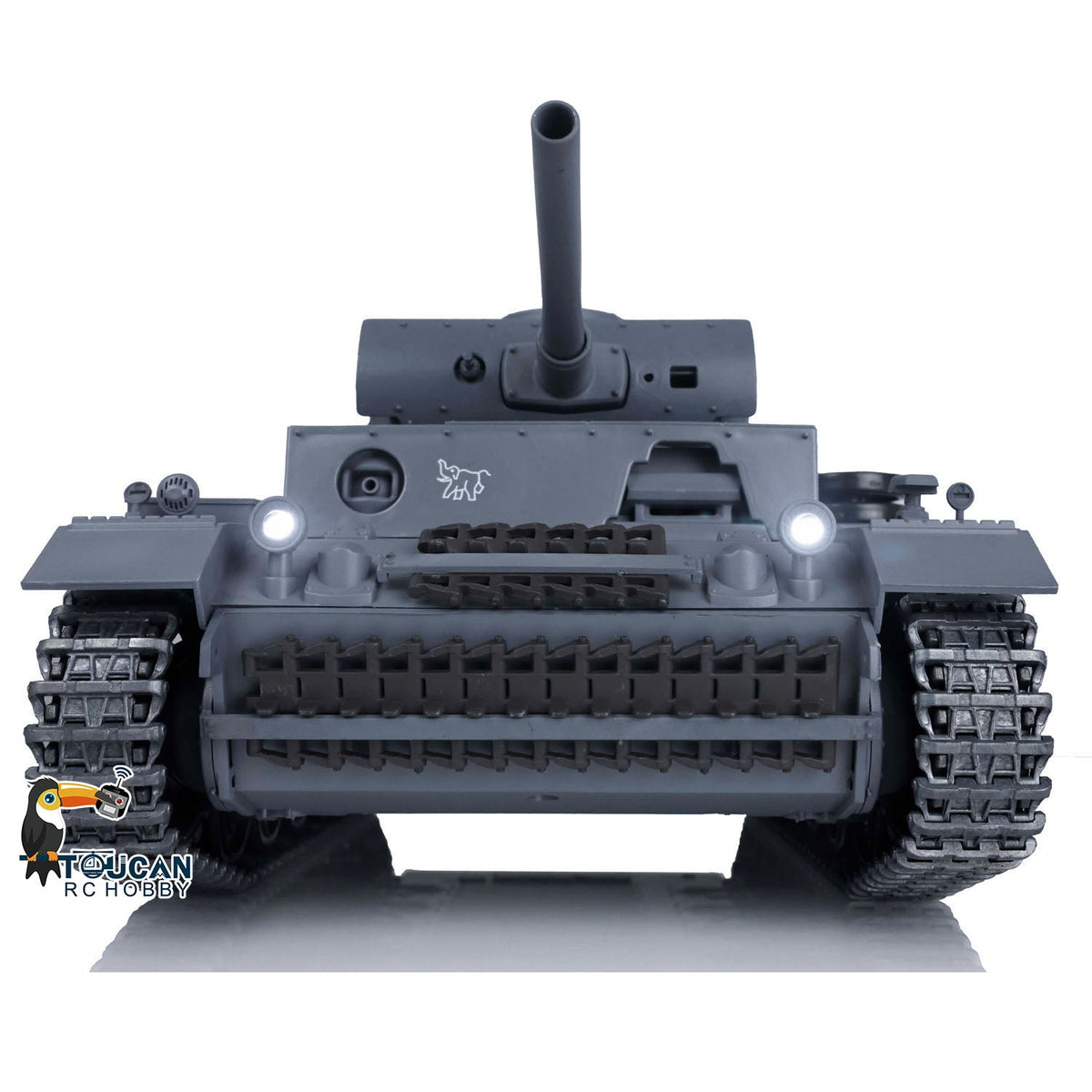 TOUCAN RC HOBBY Heng Long 1/16 TK7.0 Promotion German Panzer III L RTR RC Tank 3848 FPV 360 Degrees Turret IR BB Smoke Metal Barrel Idlers Sprockets Wheels Tracks Gearbox