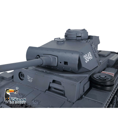 TOUCAN RC HOBBY Heng Long 1/16 TK7.0 Promotion German Panzer III L RTR RC Tank 3848 FPV 360 Degrees Turret IR BB Smoke Metal Barrel Idlers Sprockets Wheels Tracks Gearbox